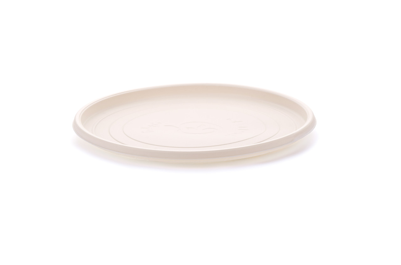 Кришка кругла ЕКО із кукурудзяного крохмалюдо 179х12 (150шт/уп), фото 1