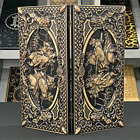 Нарди дерев'яні ручної роботи Лицарі 50×23см подарункові, фото 3