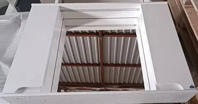 Дзеркальна шафа у ванну кімнату 100 см "Simple" з підсвіткою LED, фото 3
