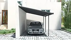 Навіс для авто та тераси Hardmaster Atlanta 6x3 м Cold Grey, фото 3