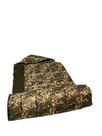 Спальный мешок летний с москитной сеткой 220х80, спальник одеяло с капюшоном на лето