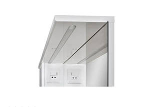 Дзеркальна шафа для ванної кімнати Simple 60 см, фото 4