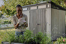 Збірний сарай для інструментів 9x7 Keter Penthouse Сірий, фото 4