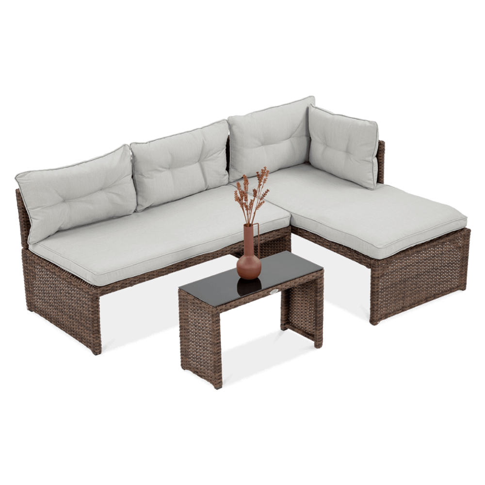 Меблі з ротанга для тераси  Focus Garden Canvas Brown