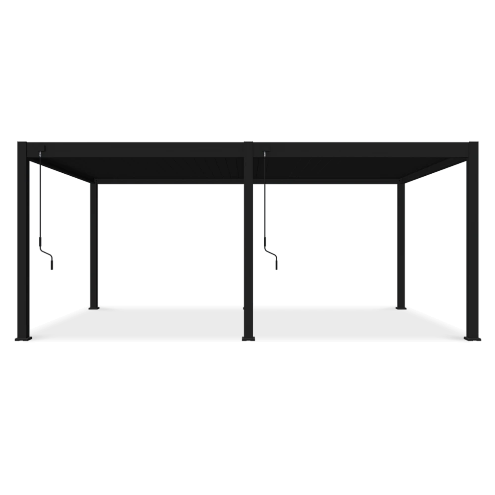 Пергола присадибна Gutroof Deluxe 3,6 x 6 м Антрацит