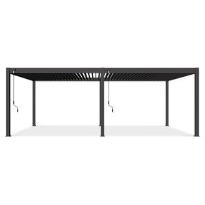 Прибудинкова пергола Gutroof Deluxe 3,6 x 7,2 м Антрацит, фото 1