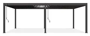 Прибудинкова пергола Gutroof Deluxe 3,6 x 7,2 м Антрацит, фото 2