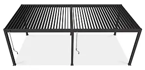 Прибудинкова пергола Gutroof Deluxe 3,6 x 7,2 м Антрацит, фото 4