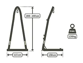 Стійка для гамака La Siesta Basic Comfort, фото 3