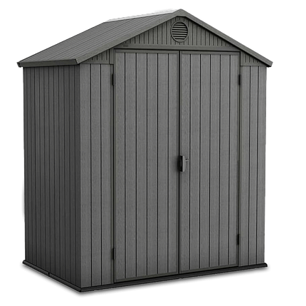 Будиночок для інвентарю 190x121 см Keter Darwin графітовий, фото 1