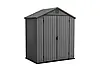 Будиночок для інвентарю 190x121 см Keter Darwin графітовий, фото 8