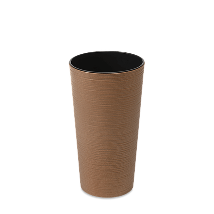 Горщик для квітів вуличний 19 см Lamela Lilia Eco wood Eco wood dluto natural, фото 1