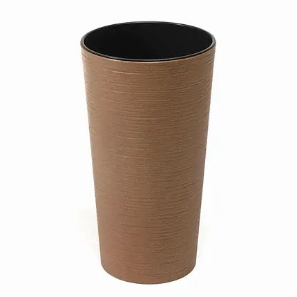 Горщик для квітів вуличний 19 см Lamela Lilia Eco wood Eco wood dluto natural, фото 3
