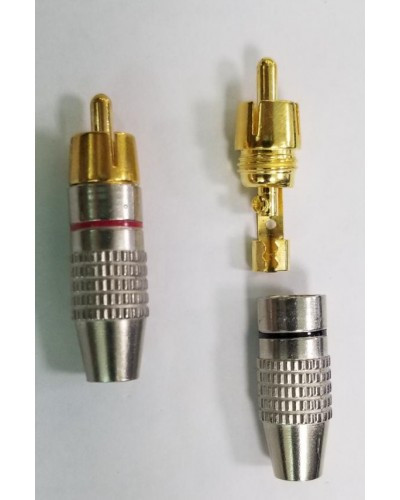 Роз'єм RCA-M (сигнальний під гвинт), Арт.55759