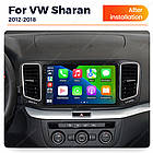 Штатна магнітола Mekede MS 2k Volkswagen Sharan (2012-2018) CarPlay QleD, фото 3