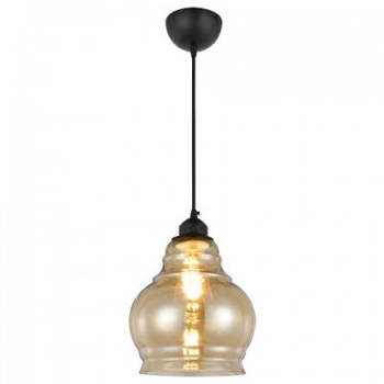 Світильник підвісний  "RONDO"  бурштиновий