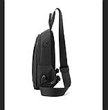 Нова чоловіча нагрудна сумка, сумка через плече, багатофункціональна водонепроникна велосипедна сумка гурт, фото 3