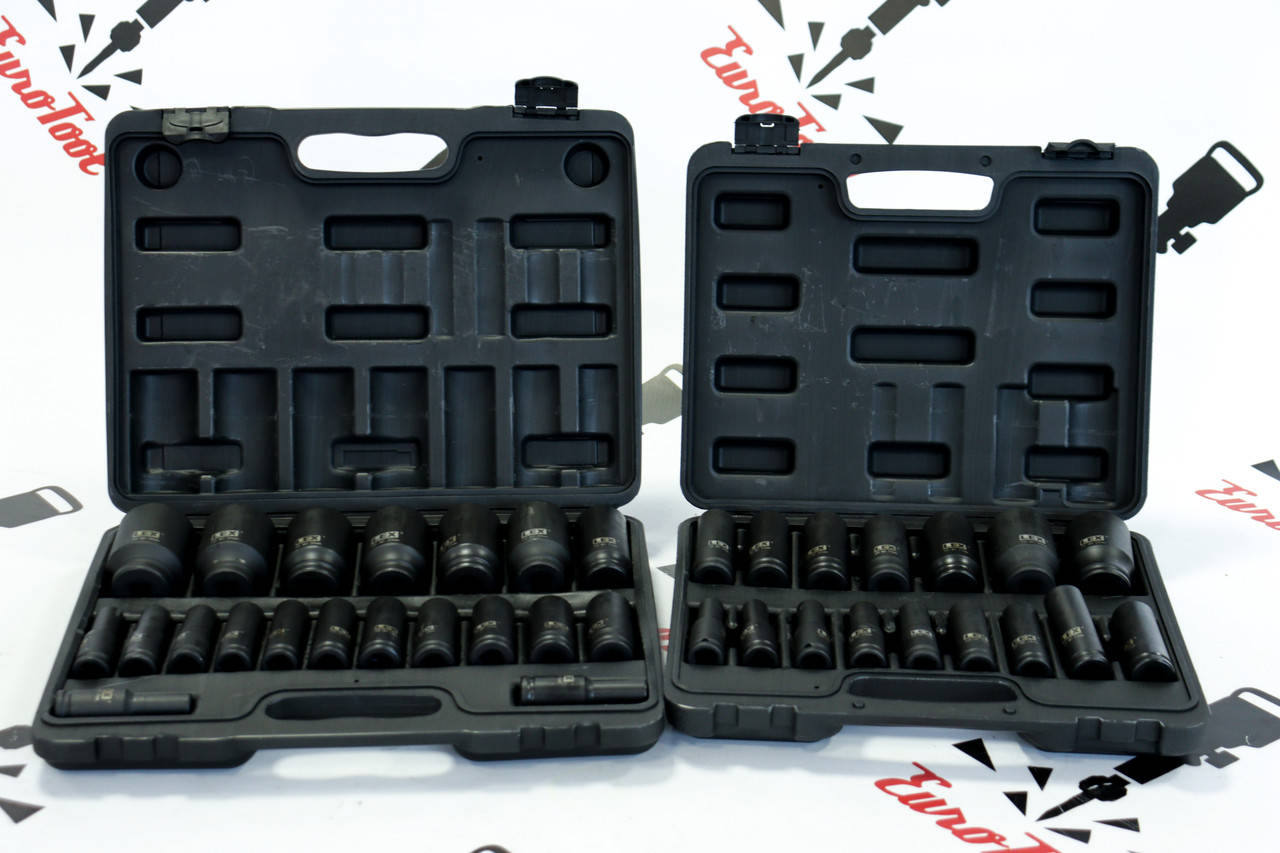 

Набор ударных удлиненных головок 1/2; Lex 10-32 в кейсе Польша!