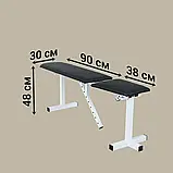 Лава універсальна для жиму навантаження до 200 кг з тренажером для ніг B_2277, фото 5