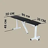 Лава регульована для жиму навантаження до 250 кг з приставкою Скотта B_2277, фото 4