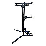 Турник + бруси + прес + кільце для груші Спортивний комплекс профіль 50х50 мм B_2279, фото 3