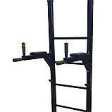 Турник + бруси + прес + кільце для груші Спортивний комплекс профіль 50х50 мм B_2279, фото 7