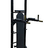 Лава для жиму + прес + турнік + бруси + кільце для груші Спортивний комплекс 50х50 мм B_2280, фото 3