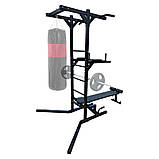 Лава для жиму + прес + турнік + бруси + кільце для груші Спортивний комплекс 50х50 мм B_2280, фото 5