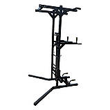 Лава для жиму + прес + турнік + бруси + кільце для груші Спортивний комплекс 50х50 мм B_2280, фото 7