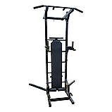 Лава для жиму + прес + турнік + бруси + кільце для груші Спортивний комплекс 50х50 мм B_2280, фото 8