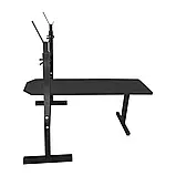 Лава для жиму з регульованими стійками під штангу B_8849 Чорний, фото 3