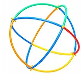 Конструктор дитячий Kruzzel 22408 Трубочки набір 408 елементів для дітей B_2276, фото 3