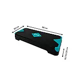 Степ-платформа WCG YogaStep 2-ступінчаста багатофункціональний аеробний степер для фітнесу B_2280, фото 5