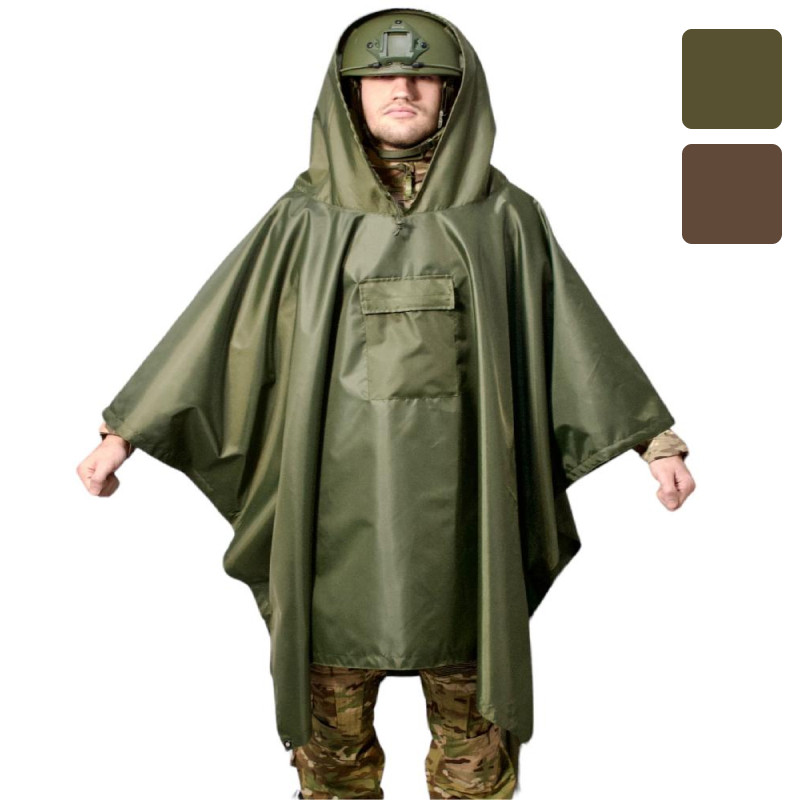 Пончо тактичний Ranger RA8916/RA8917 плащ-намет дощовик армійський для військових R2284, фото 1
