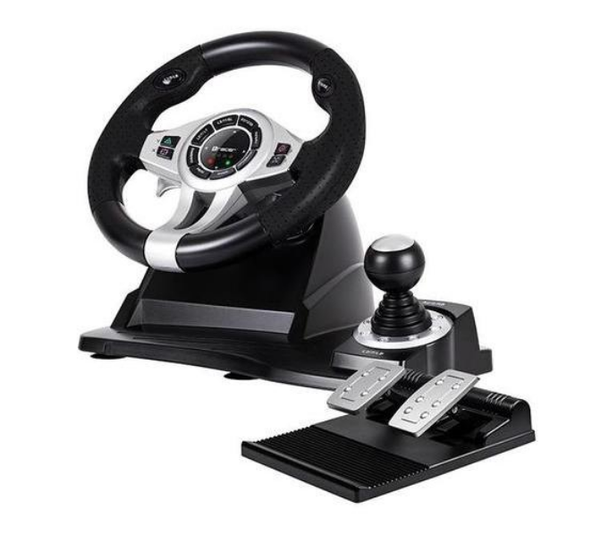 Кермо з педалями та коробкою передач Tracer Roadster 4w1 ігровий B_2298, фото 1