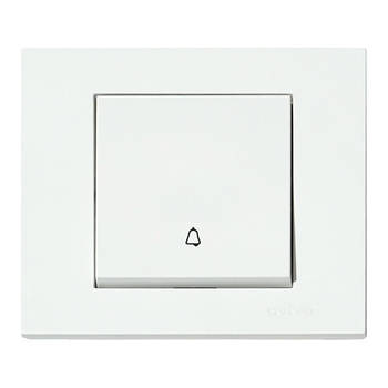 Кнопка дзвінка біла GRANO