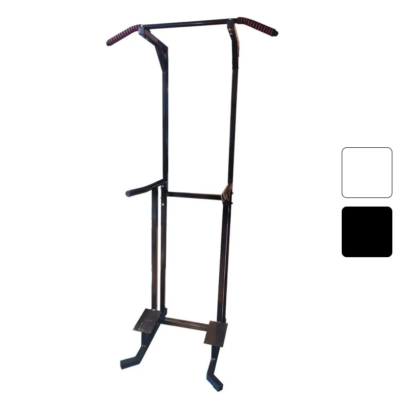 Турнік і бруси з опорами для ніг B_8895 Чорний, фото 1