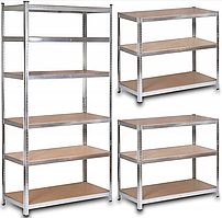 Стелаж Humberg 222 х 110 х 50 см HR-815 металевий для гаража архіву складу B_2315