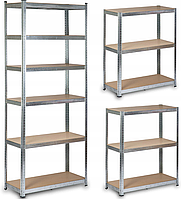 Стелаж Humberg 222 х 90 х 40 см HR-814 металевий для гаража архіву складу B_2315