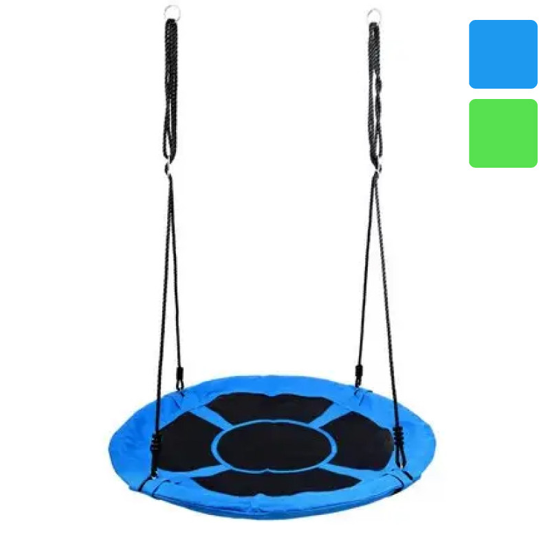 Гойдалка підвісна гніздо 110 см FUNFIT дитяча кругла для ігрового майданчика саду B_2316, фото 1