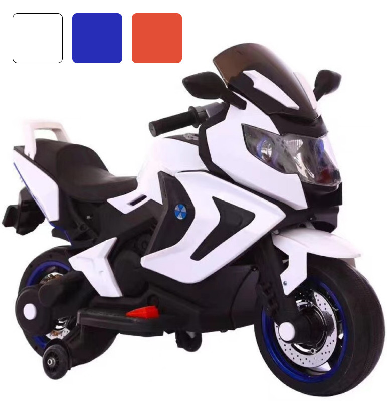 Електромотоцикл дитячий SPOKO SP-1600 на акумуляторі зі світловими звуковими ефектами для дітей B_2321, фото 1