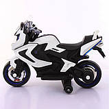 Електромотоцикл дитячий SPOKO SP-1600 на акумуляторі зі світловими звуковими ефектами для дітей B_2321, фото 2