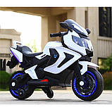 Електромотоцикл дитячий SPOKO SP-1600 на акумуляторі зі світловими звуковими ефектами для дітей B_2321, фото 5