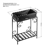 Мангал на 9 шампурів 4 мм із дровницею для пікніка дачі відпочинку B_2324, фото 8