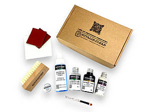 Набір для фарбування та відновлення гладкої шкіри GUTALIN.CLEAN STANDART Restoration колір чорний (30мл.)