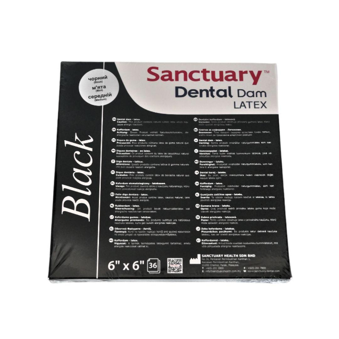 Хустки для кофердама Sanctuary Medium середні колір чорний