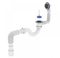 Сифон Ванна Прямоточний ZERIX SV-01-A 1 1/2"