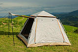 Намет альтанка автомат 4-місний 240х240х160см зелений, фото 3