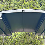 Мангал на 12 шампурів 3 мм з дахом для пікніка відпочинку B_2327, фото 4