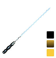 Шампур из нержавеющей стали с деревянной ручкой 630х10х3мм B_2329